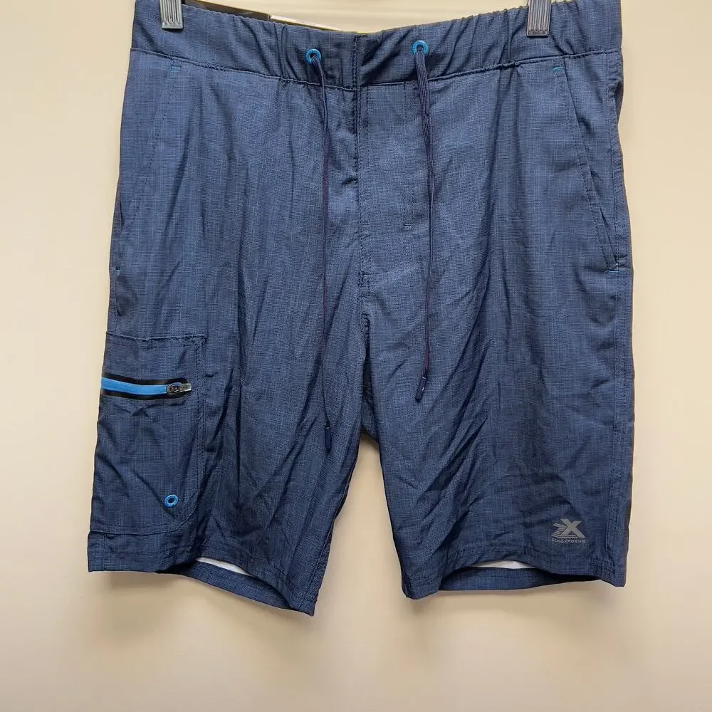 Zeroexposur Navy Blue Swim Shorts‎ Men's Size S NEW UV Protection